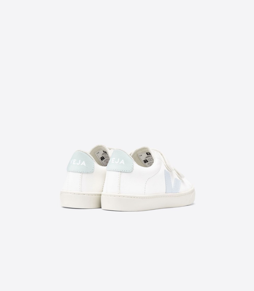 Veja Trainers Kids White - Esplar Velcro Chromefree - QASO-93047